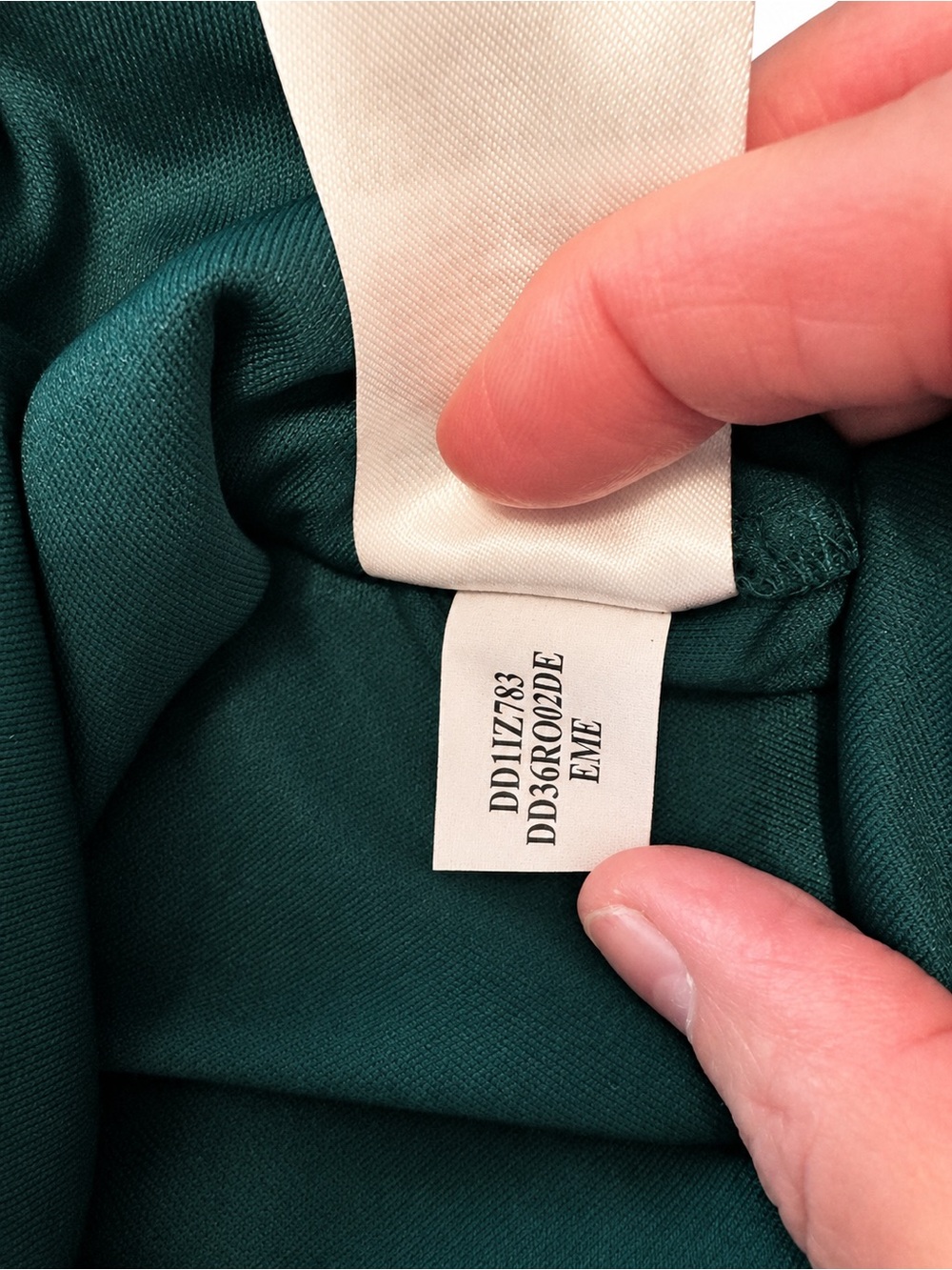 DKNY Emerald Green Sequin Shift Dress Size 8 - Picture 7 of 7